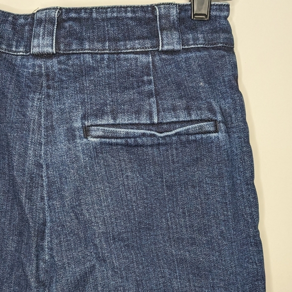 Theory Structured Denim Straight Cuff Pant - Picture 10 of 13